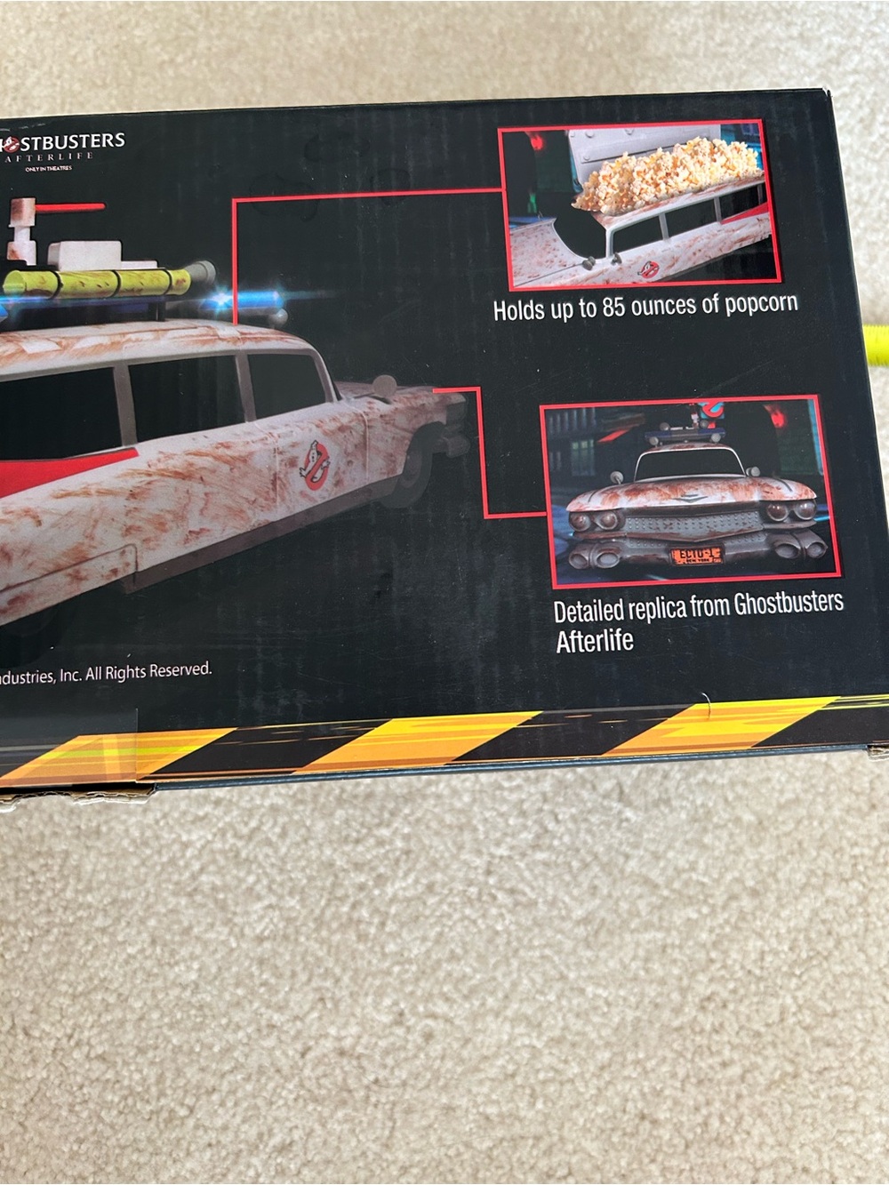 Ghostbusters Afterlife Ecto 1 Popcorn Container AMC Exclusive Ltd Edition NIB - Picture 8 of 9